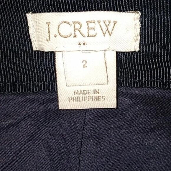 J. Crew Navy Medallion Print Skirt - Picture 5 of 6